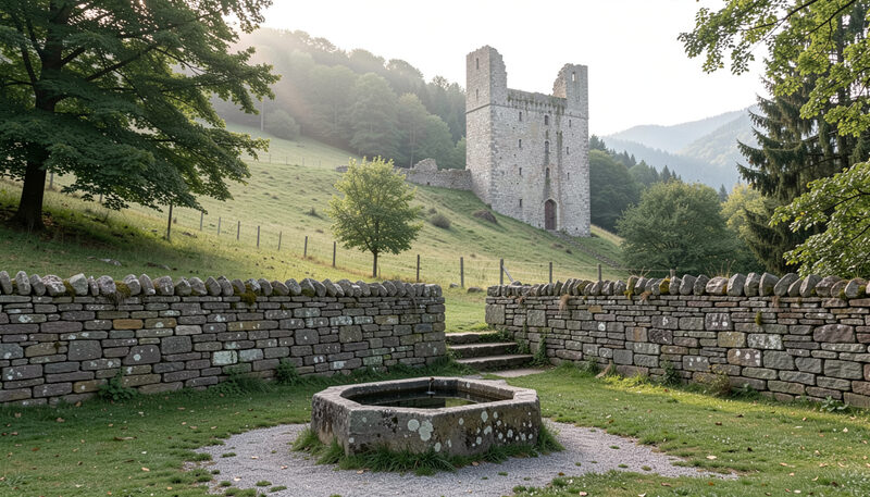 Photographie illustrant : lire le patrimoine local avant de jouer à côté, scene preparee pour le magazine Le Rideau de Bourgogne.
